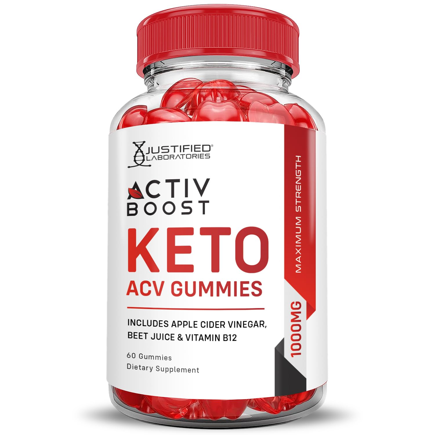 (3 Pack) Activboost Keto ACV Gummies Advanced Formula 1000MG Active Boost