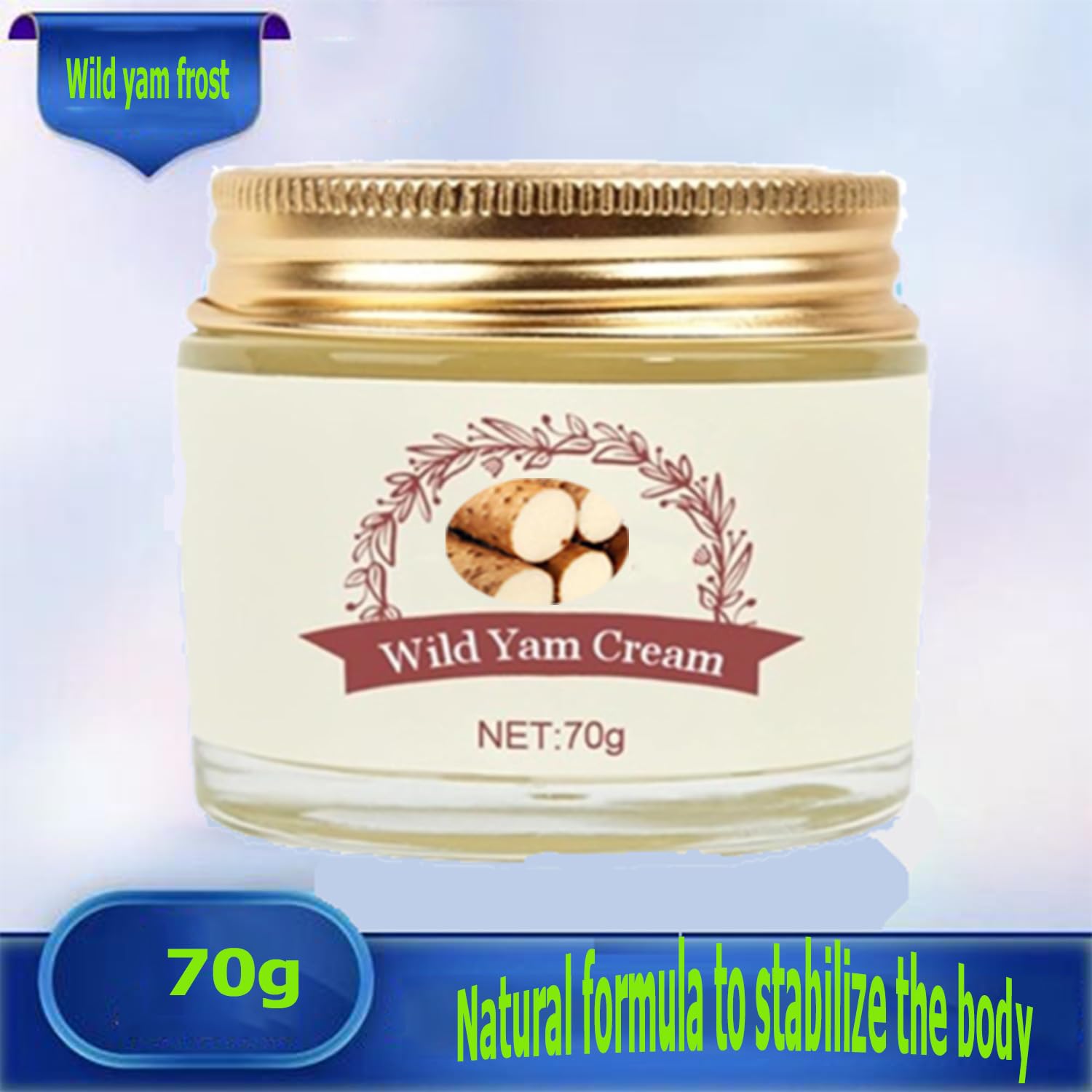 DIXII Wild Yam Cream - Wild Yam Organic Balance Hormone Cream, Women's Organic Wild Yam Root Cream - AB Mystery