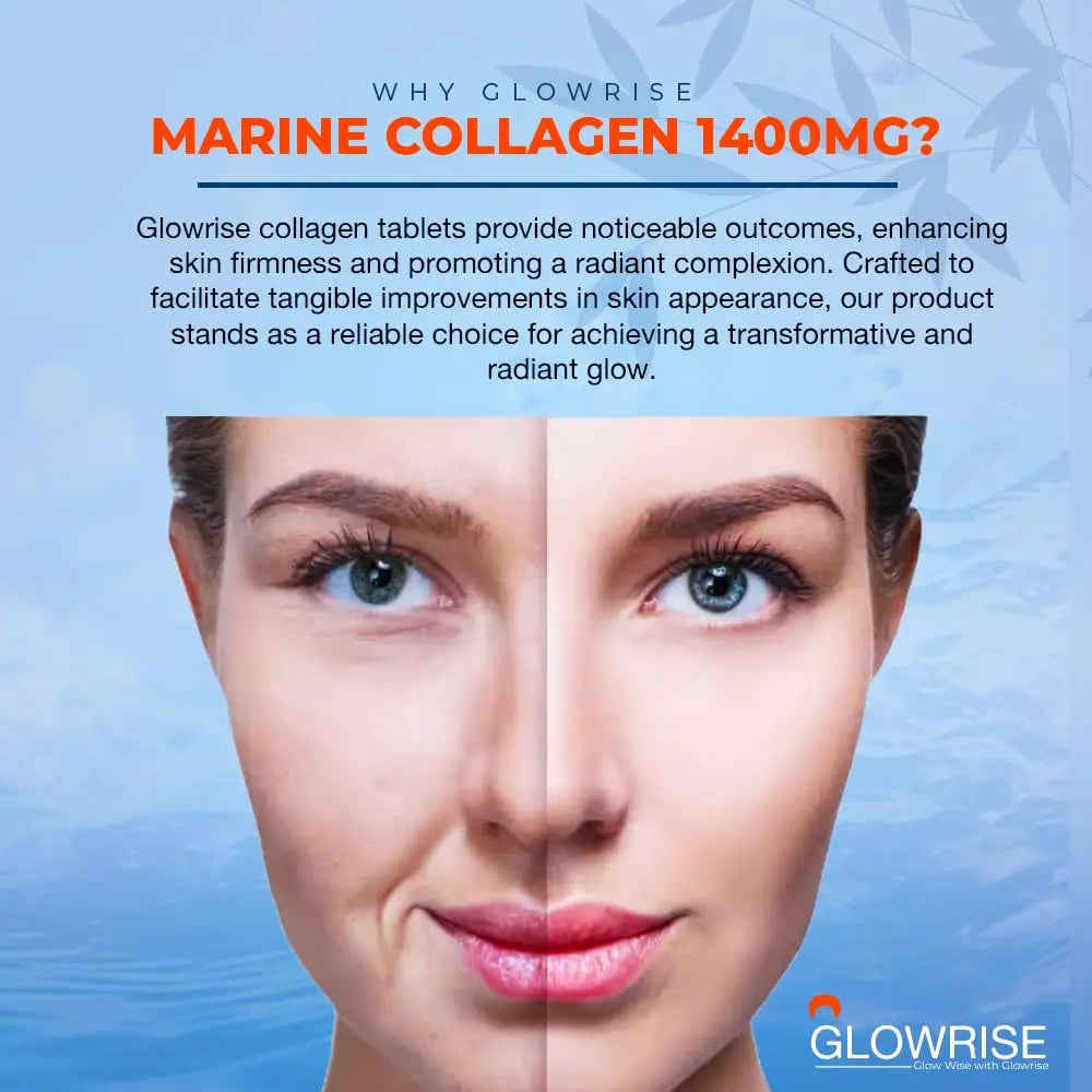 Pure Marine Collagen 120 Tablets 1400mg - Premium Blend with Hyaluronic Acid, Biotin, Vitamin C & E - AB Mystery