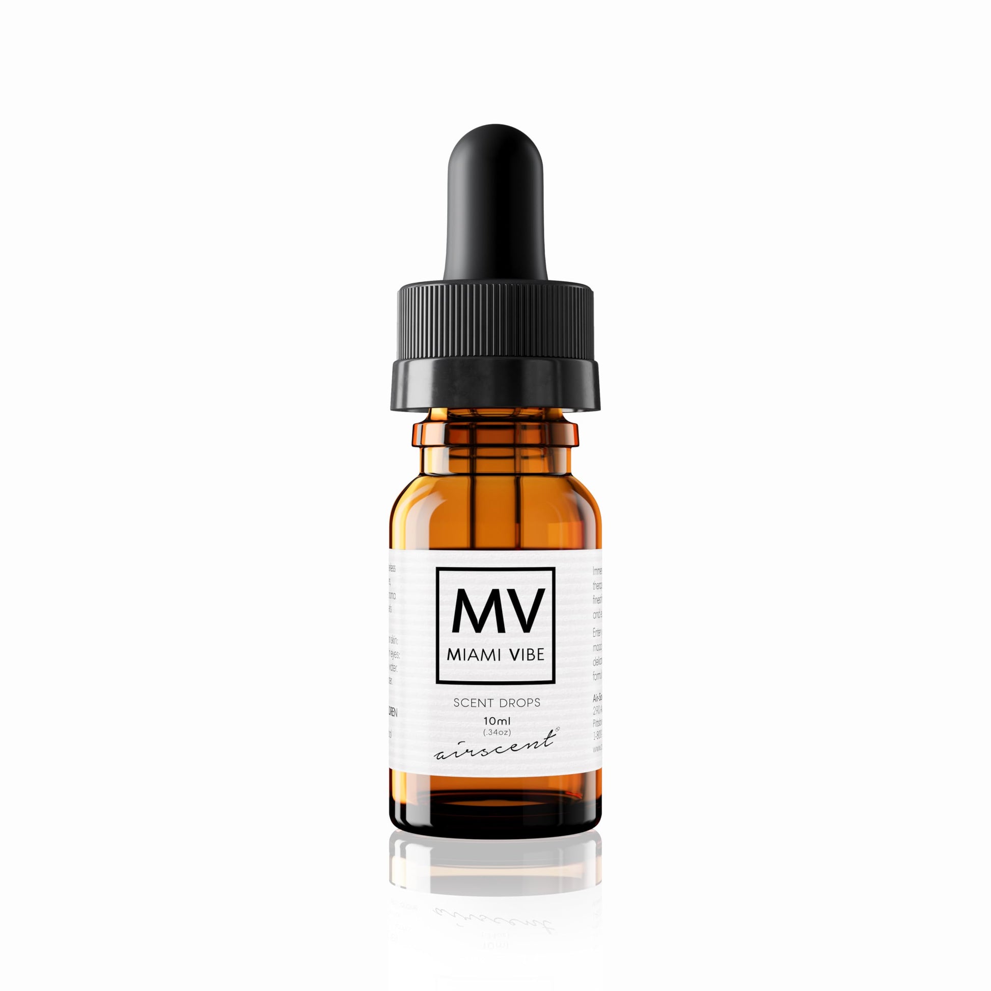 Miami Vibe Diffuser Oil - Air-Scent Fragrance for Aroma Oil Diffusers - 10 Milliliter (.34 fl oz) Bottle