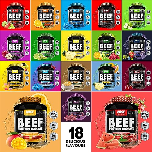 NXT Nutrition Beef Protein Isolate Powder - Protein Powder High in Natural Amino Acids NXT Nutrition