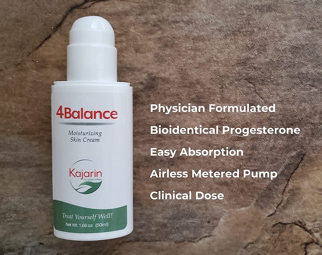 Kajarin 4 Balance Progesterone Cream for Women - Physician Formulated, Bio-Identical Progesterone - AB Mystery