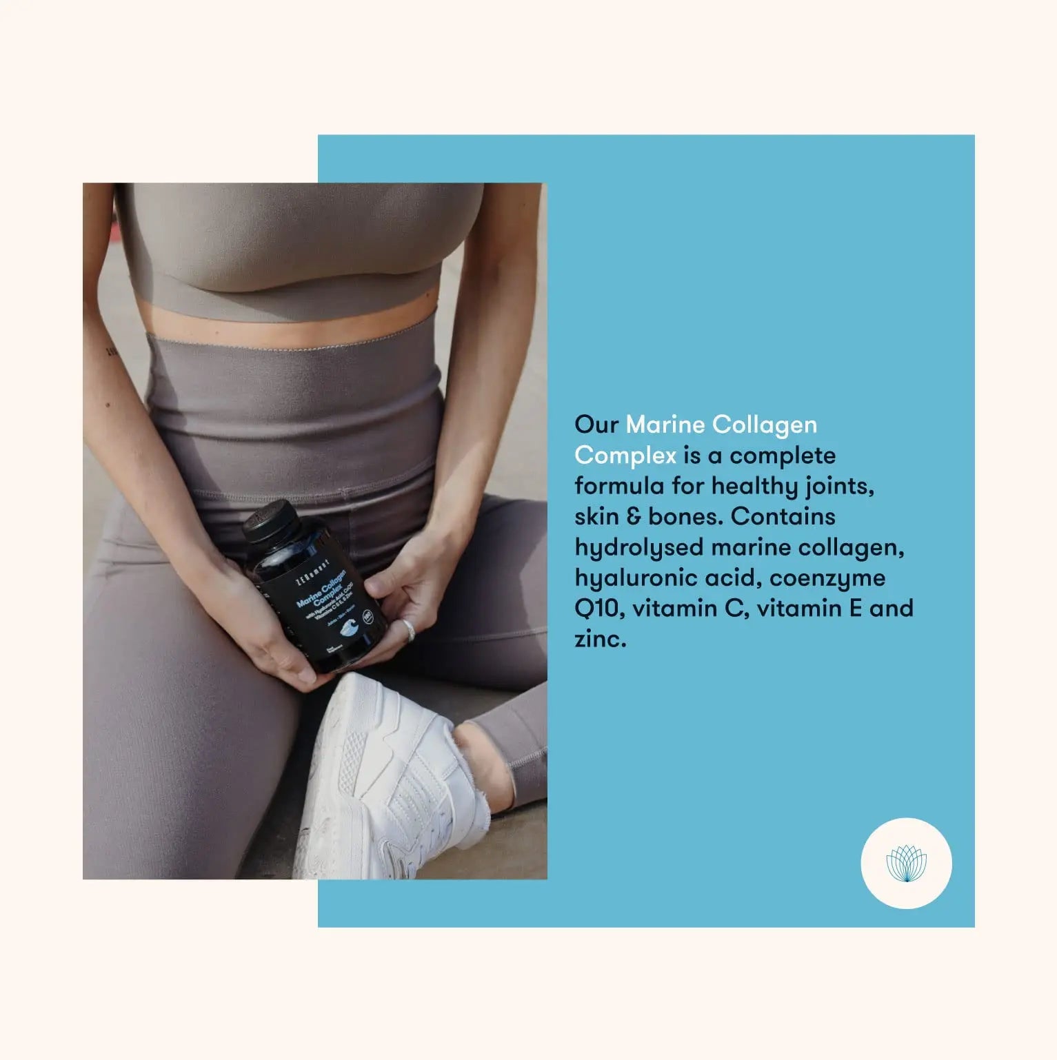 Marine Collagen Complex, with Hyaluronic Acid, CoQ10, Vitamins C & E, & Zinc, 180 Capsules - AB Mystery