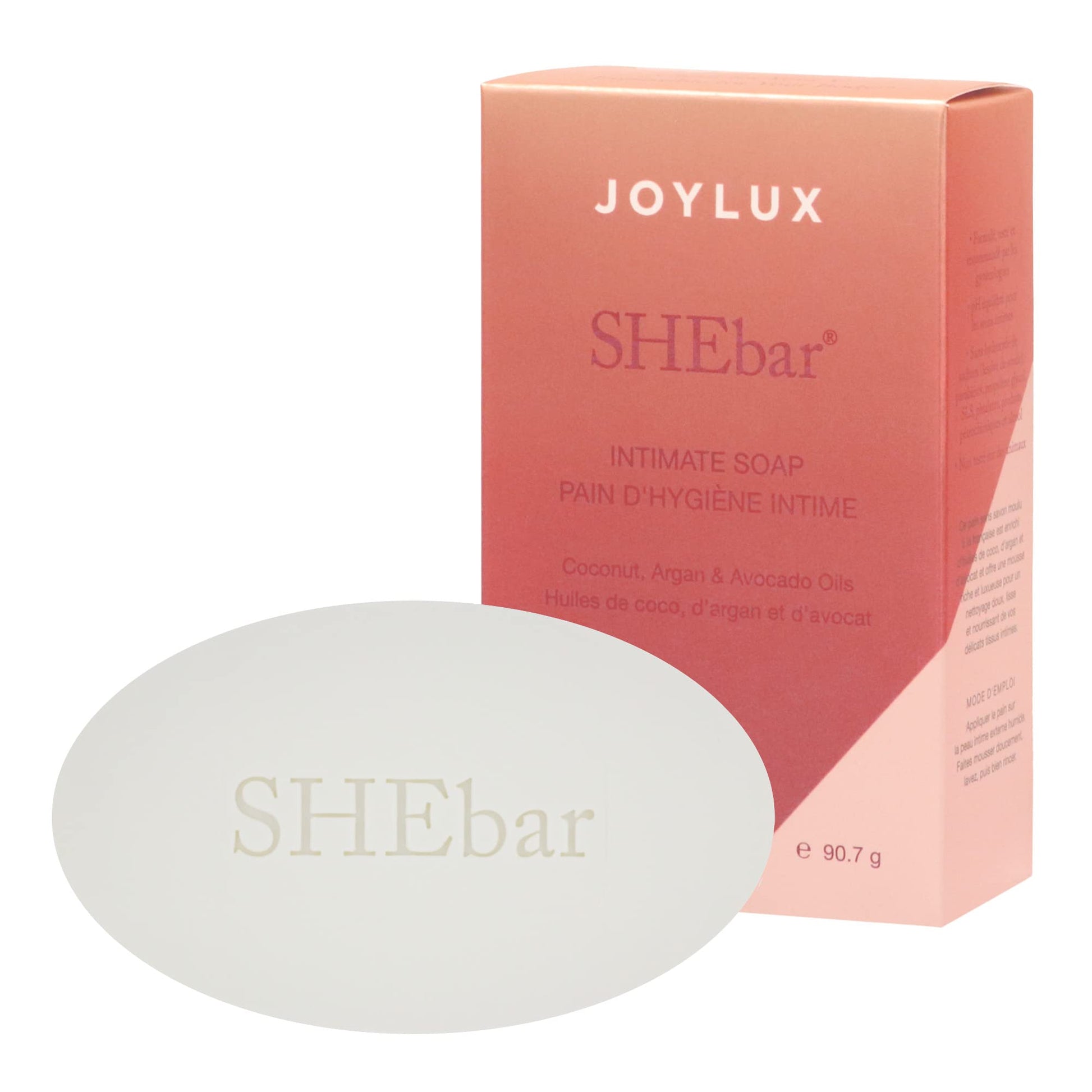 Joylux - SHEbar, Feminine Cleansing Bar, Yoni Bar, pH-Balanced Formula, Clean & Gentle Ingredients - AB Mystery
