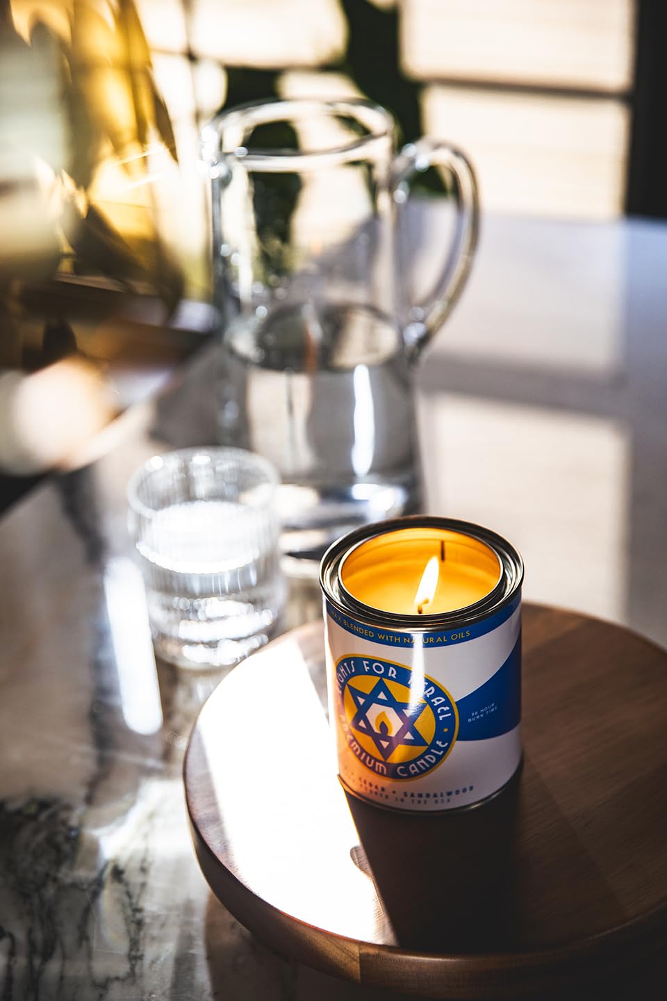 Long-Burning, One-Pint Premium Candles for Men | Vintage Inspired Oil Can Design | Soy Wax - AB Mystery