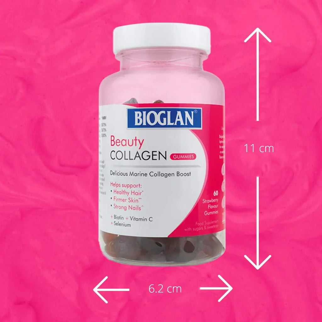 Bioglan Collagen Gummies | 1000mg | Hydrolysed Marine Collagen | Biotin Bioglan