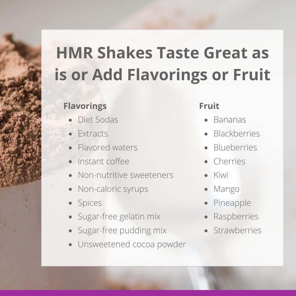 HMR 120 "Classic" Shake Meal Replacement Powder | Chocolate Shake Mix to Support - AB Mystery