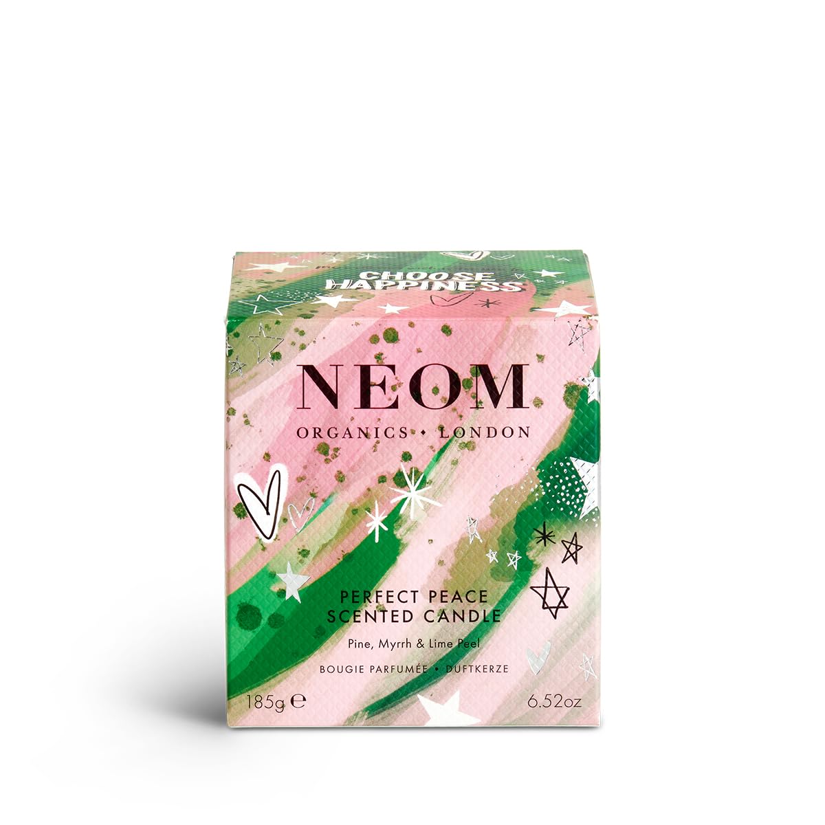 NEOM- Perfect Peace Luxury Scented Candle | Pine, Myrrh & Lime Peel | Christmas Gift… (1 Wick) - AB Mystery
