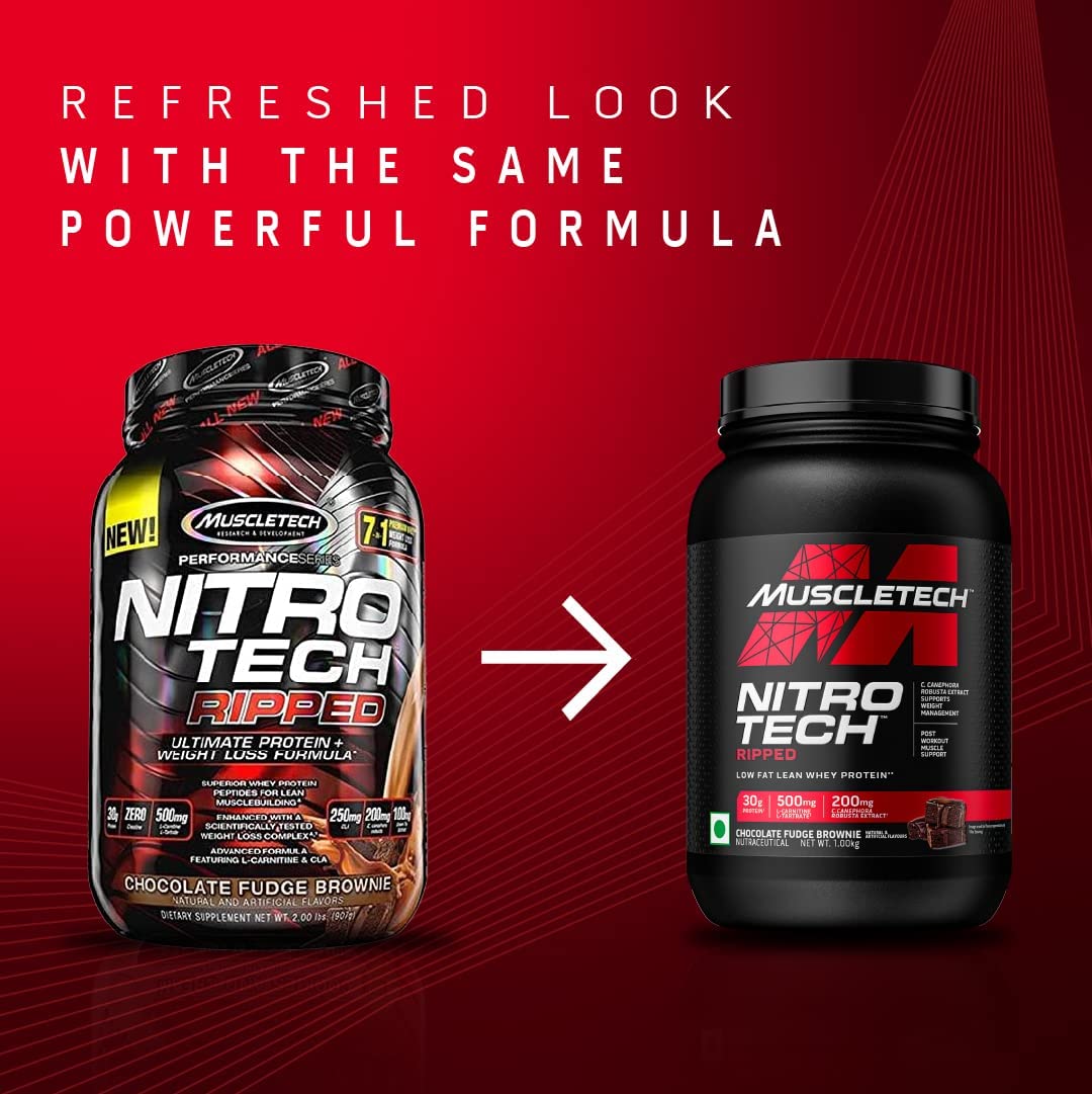 Protein Powder for Weight Loss |MuscleTech Nitro-Tech Ripped |Whey Protein Powder - AB Mystery