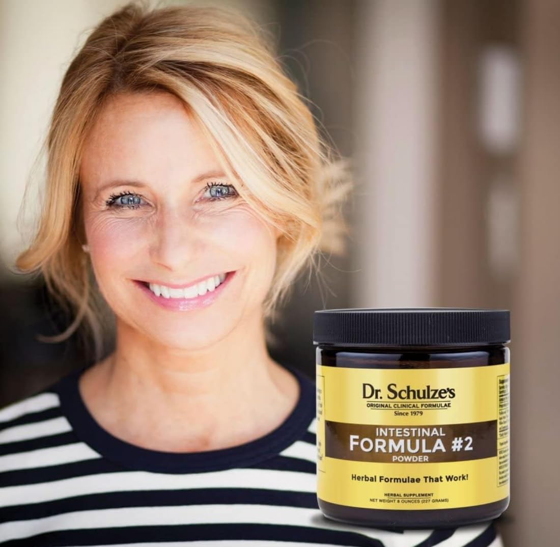 Dr. Schulze's Intestinal Formula #2 (8 Ounces) and Intestinal Formula #1 Capsules - AB Mystery