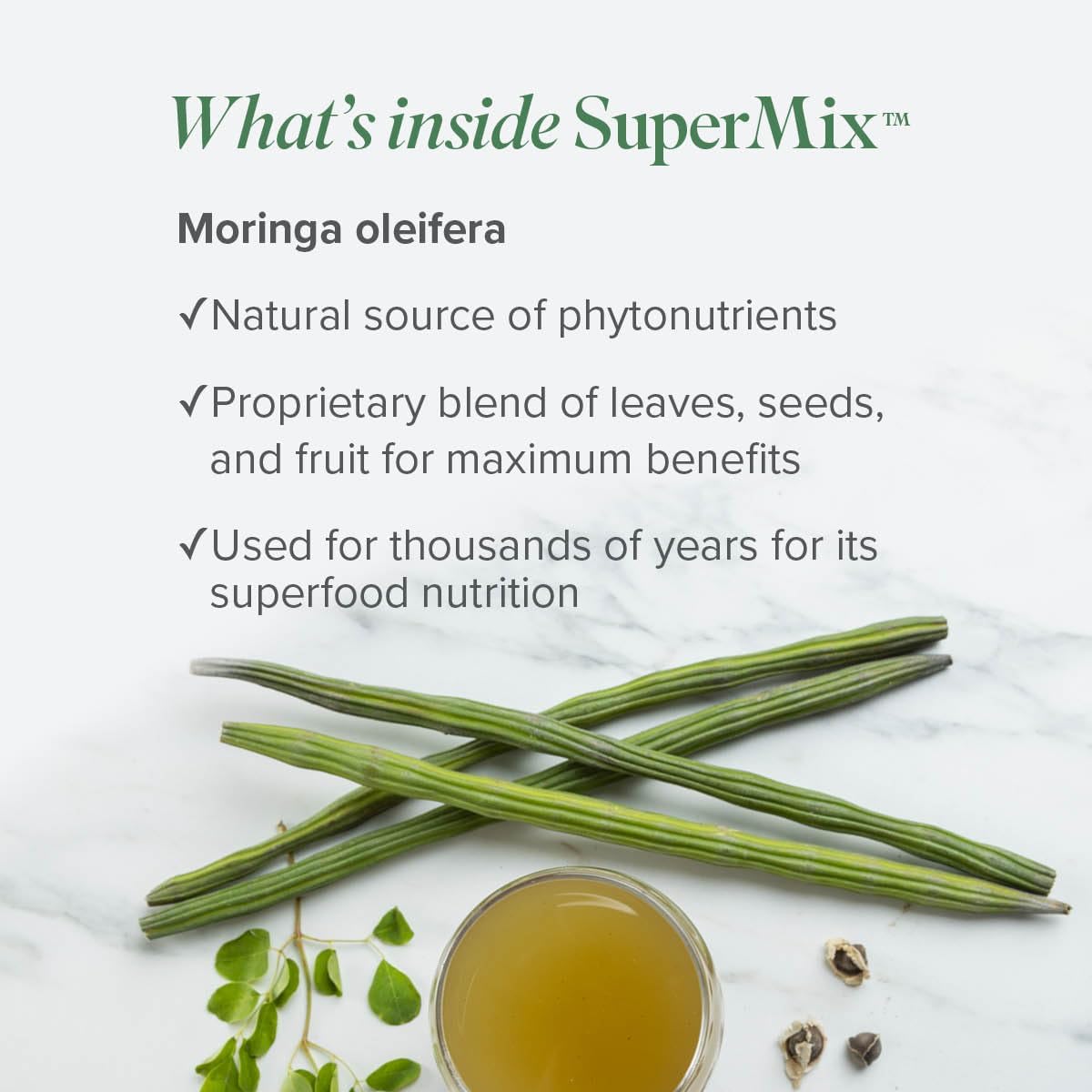 Isagenix SuperMix - Premium Moringa Superfood Powder with Phytonutrients - AB Mystery
