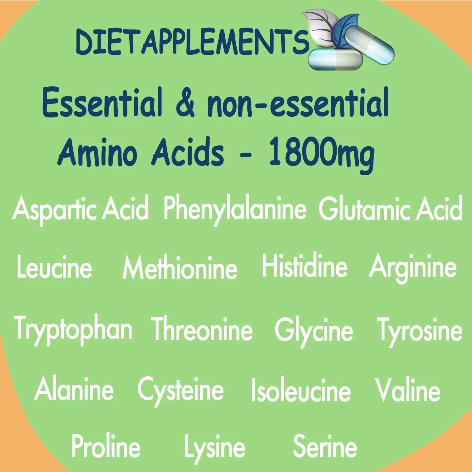 Marine Collagen Type1&3 1800mg, Biotin 10000mcg/serving, Hyaluronic Acid, Vitamins, Minerals, Botanicals Dietapplements