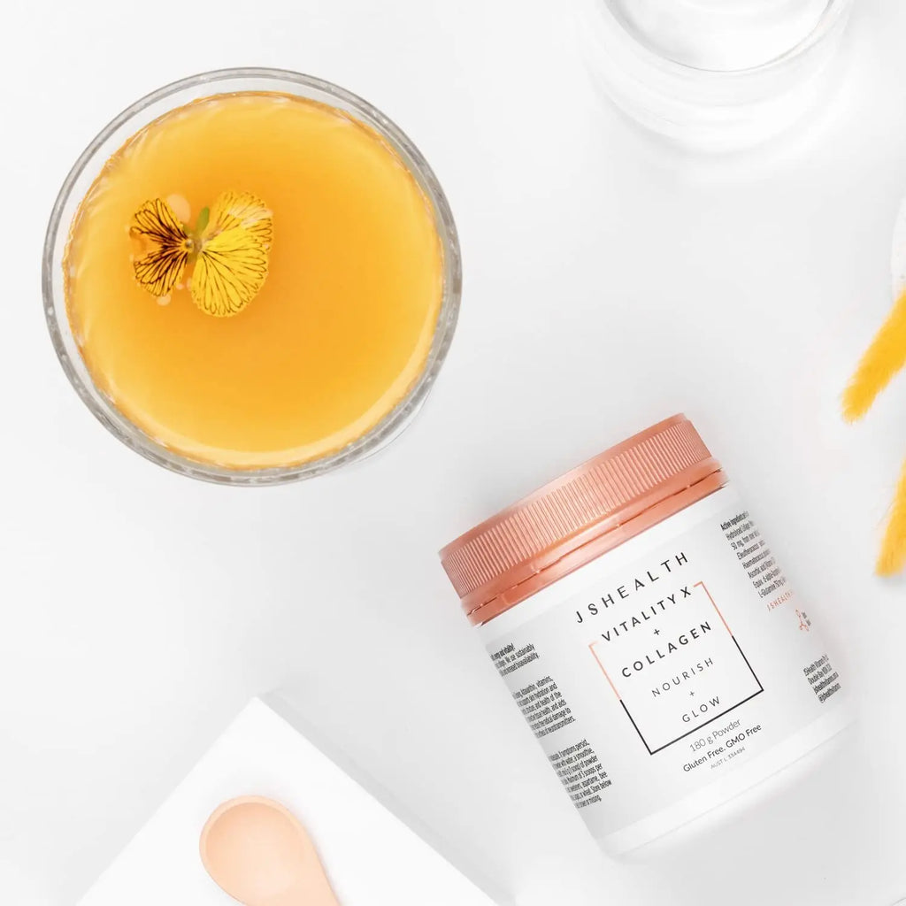 JSHealth Vitamins Vitality X + Collagen - Beauty Powder Supplement with Vitamins C & E - AB Mystery