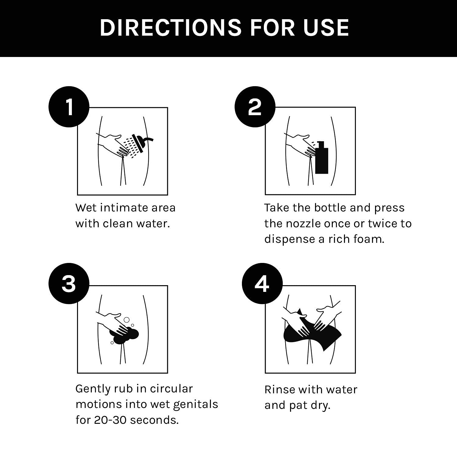 Skin Elements Intimate Wash for Men with Menthol (4.05 fl. oz.) | pH Balanced Foaming Private - AB Mystery