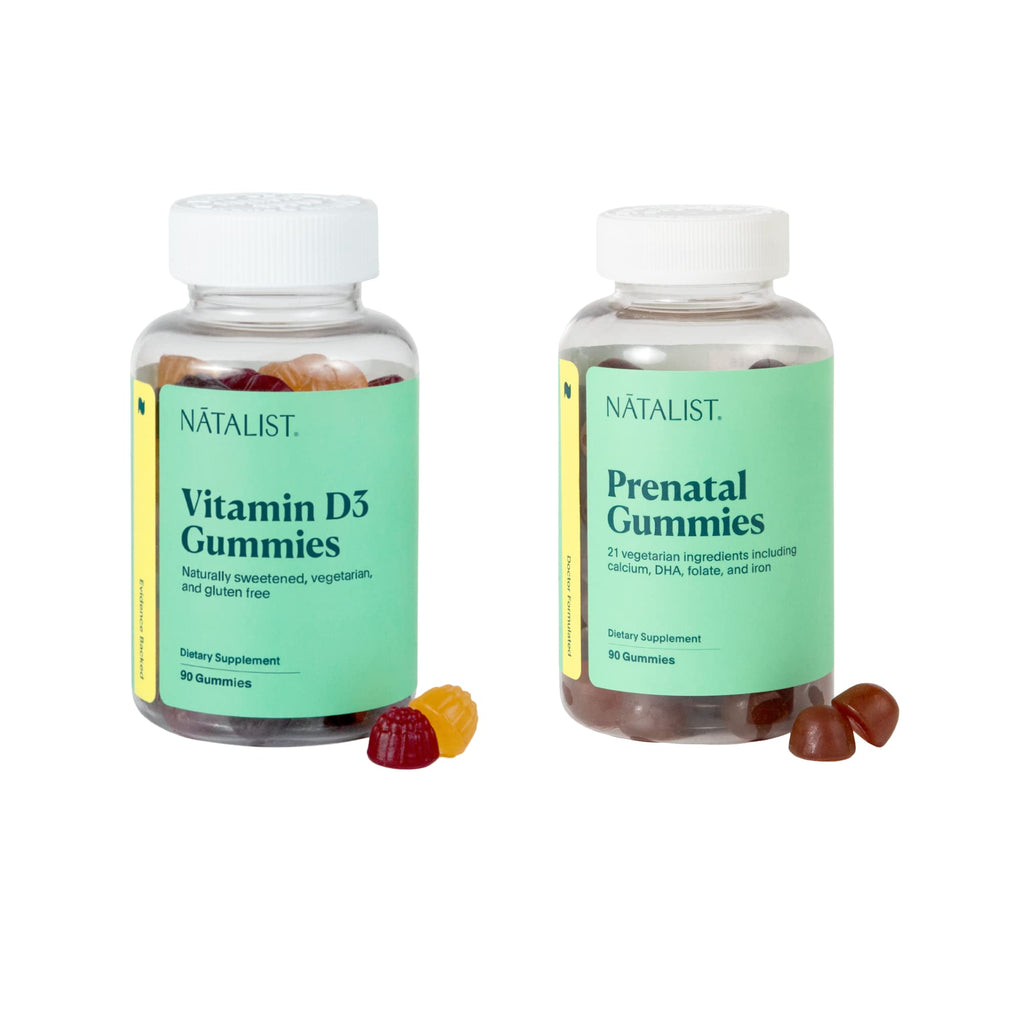 NATALIST Daily Immune Preconception & Pregnancy Gummy Bundle Prenatal Gummies 90 Count