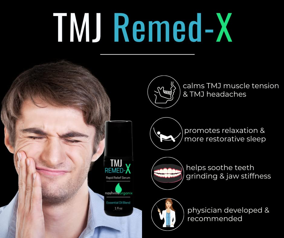 Dr. A's TMJ Remed-X Rapid Relief Serum | Deep Muscle & Jaw Tension Essential Oil Cream - AB Mystery