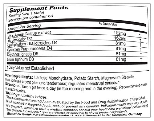 Mastodynon 60 Tablets - AB Mystery