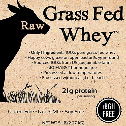 100% Raw Grass Fed Whey - Happy Healthy Cows, COLD PROCESSED Undenatured - AB Mystery