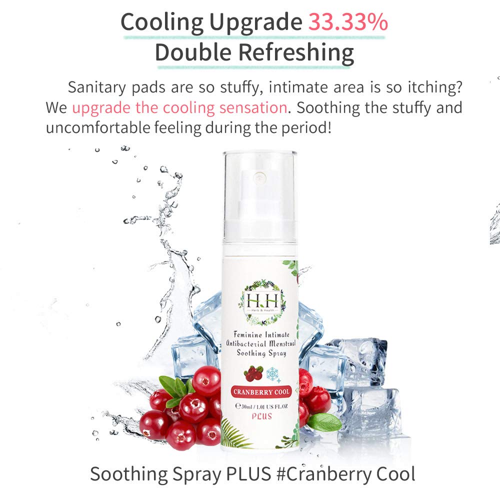 HH Herb&Health Feminine Deodorant Spray - Natural Essential Oil Intimate Soothing Mist - Spray PLUS - AB Mystery