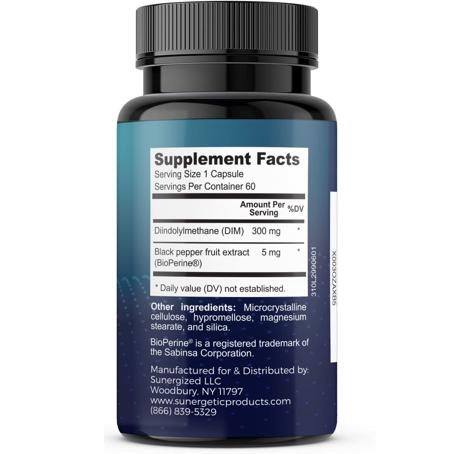 Sunergetic Premium DIM Supplement 300mg - Supports Normal Estrogen Metabolism, Menopause & Healthy - AB Mystery
