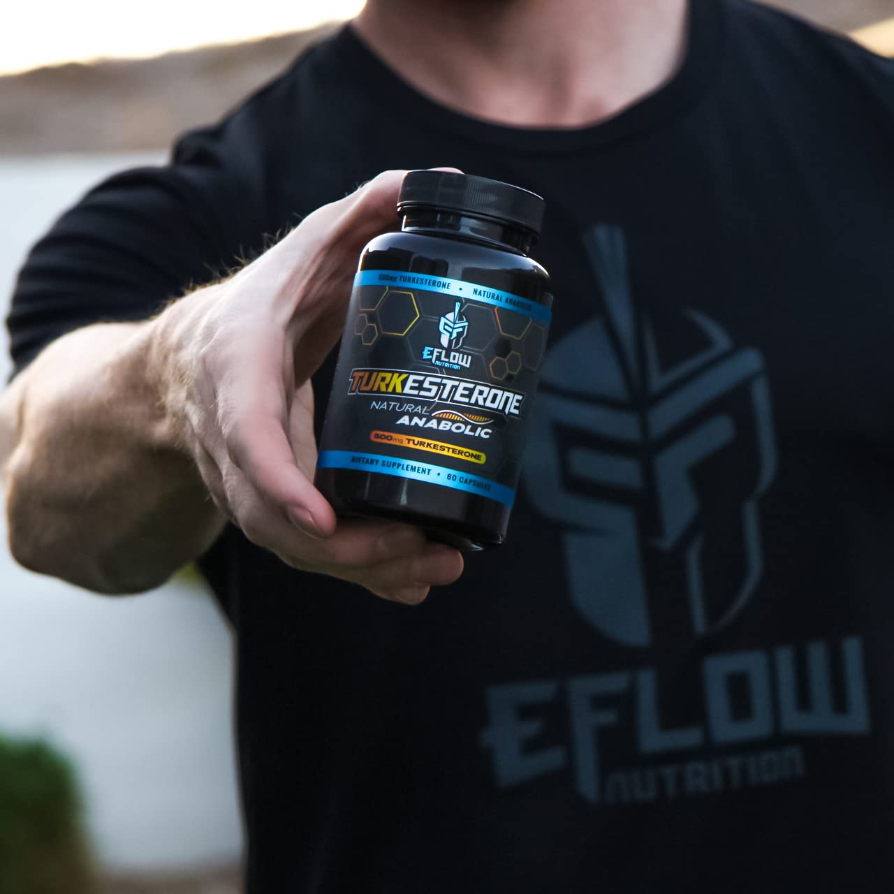 eFlow Nutrition Turkesterone (500 mg) Ajuga Turkestania Extract Complexed - AB Mystery