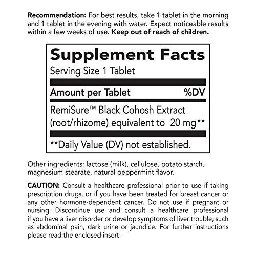 Enzymatic Therapy Remifemin Estrogen-Free Menopause Relief, 120 Tablets - AB Mystery