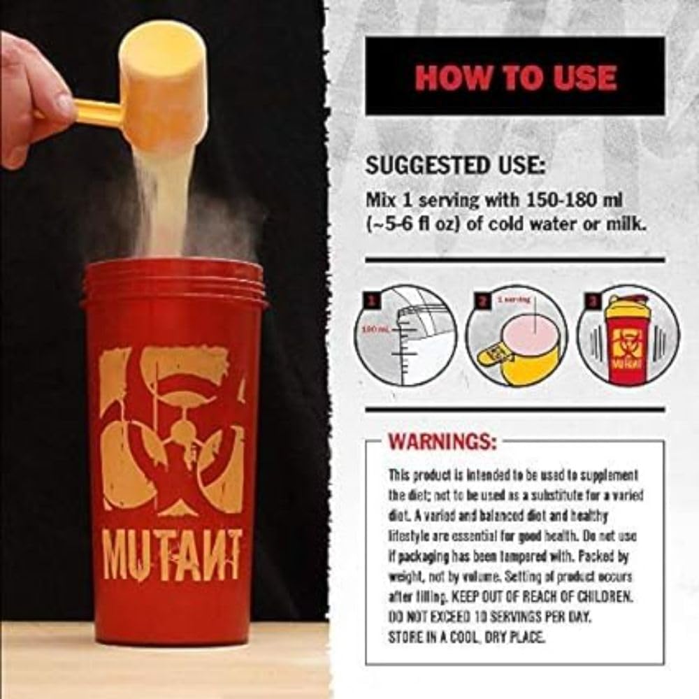 Mutant Pro – Triple Whey Protein Supplement – Time-Released for Enhanced Amino Acid Absorption Mutant