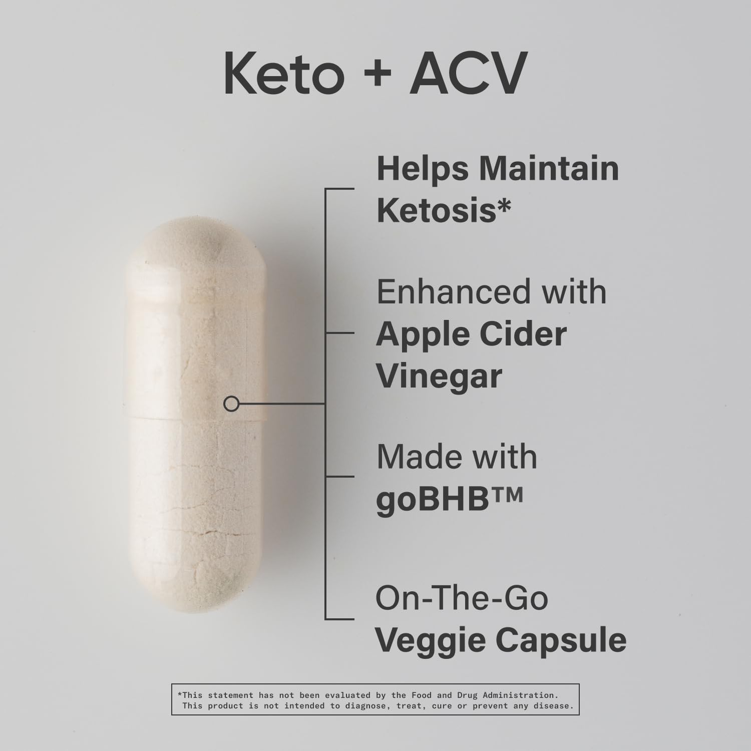 Sports Research® Keto ACV Capsules - Diet Kit System with 500mg of Apple Cider Vinegar - AB Mystery