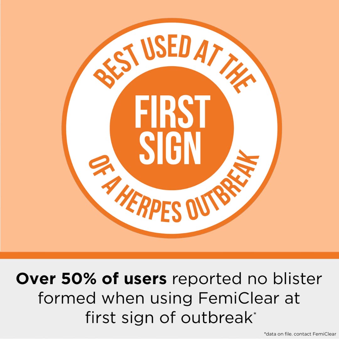 FemiClear for Genital Herpes Symptoms, Multi-Symptom - Effective Intimate Relief - AB Mystery
