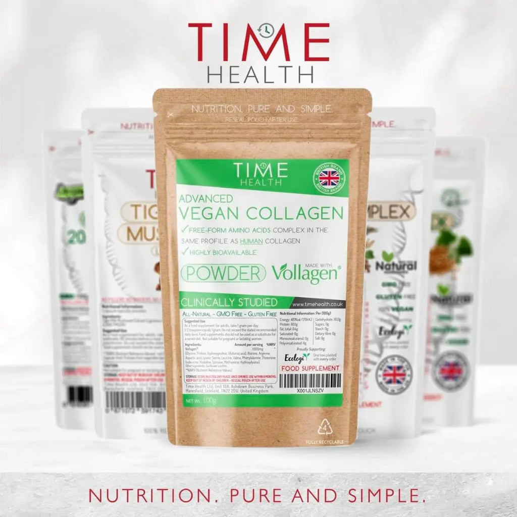 Vollagen® Advanced Vegan Collagen Powder - Amino Acid Complex in Ratio of Collagen - AB Mystery