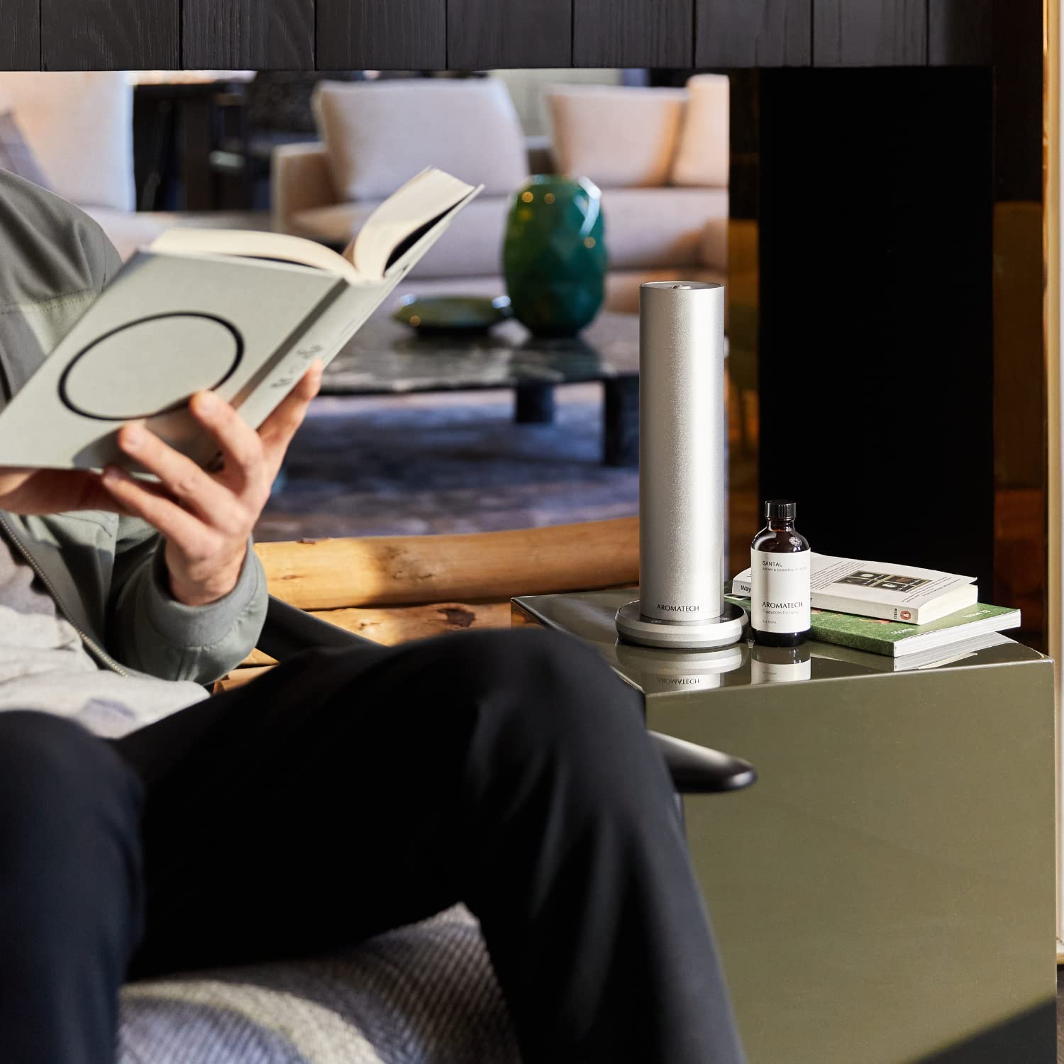 AromaTech Santal Aroma Essential Oil Blend, Aromatherapy with Patchouli and Cedarwood for Diffuser - AB Mystery