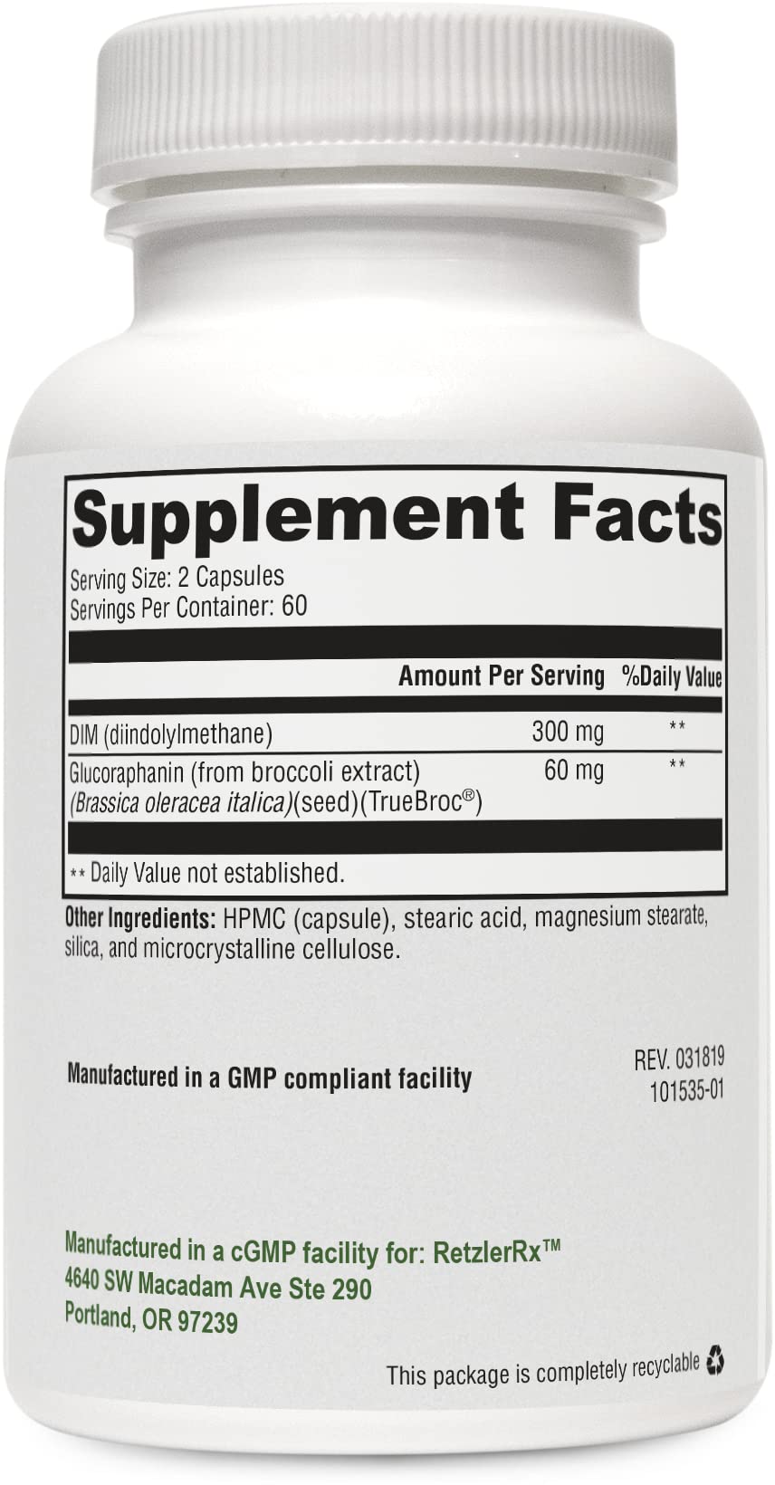 HormoneSynergy Estro Protect by Dr. Retzler™ - Estrogen Metabolism + Estrogen Detox Support Formula - DIM - AB Mystery