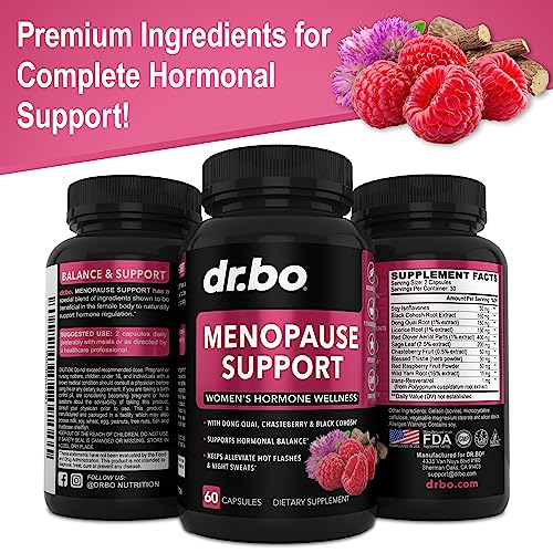 Menopause Supplements for Women Support Pills - Natural Menopause Relief for Hot Flashes - AB Mystery