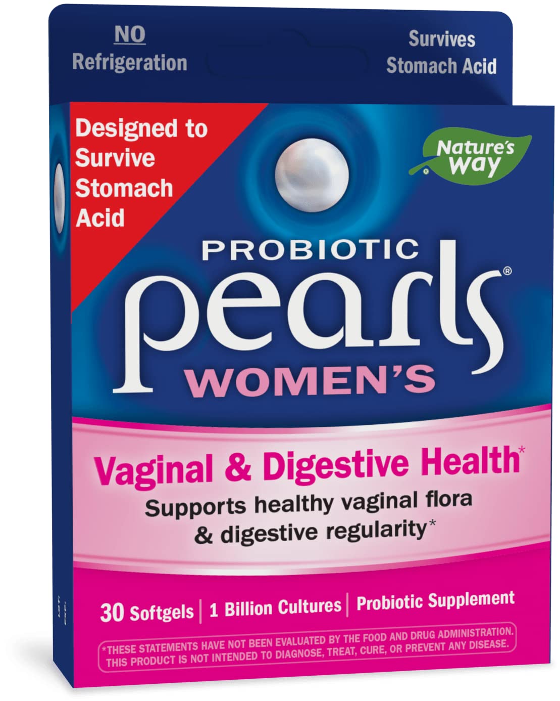 Nature's Way Probiotic Pearls for Women & Vagisil Maximum Strength Feminine Anti-Itch Cream - AB Mystery