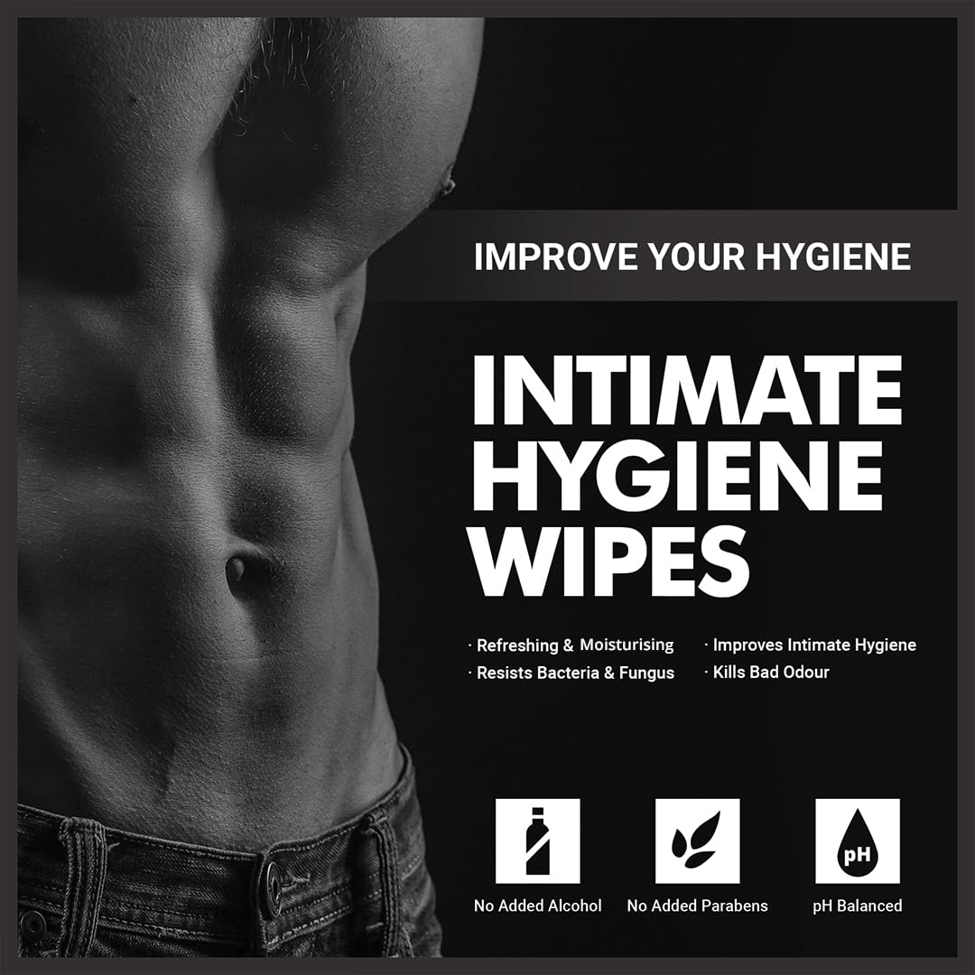 Skin Elements Intimate Hygiene Wipes | pH Balanced Wipes with Tea Tree Oil | Avoids Itching and Bad Odor - AB Mystery