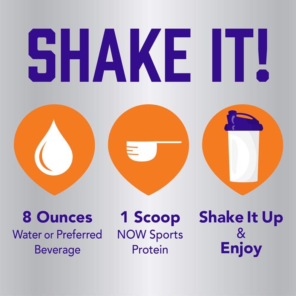 NOW Sports Nutrition, Whey Protein Isolate, 25 G With BCAAs, Creamy Chocolate Powder - AB Mystery