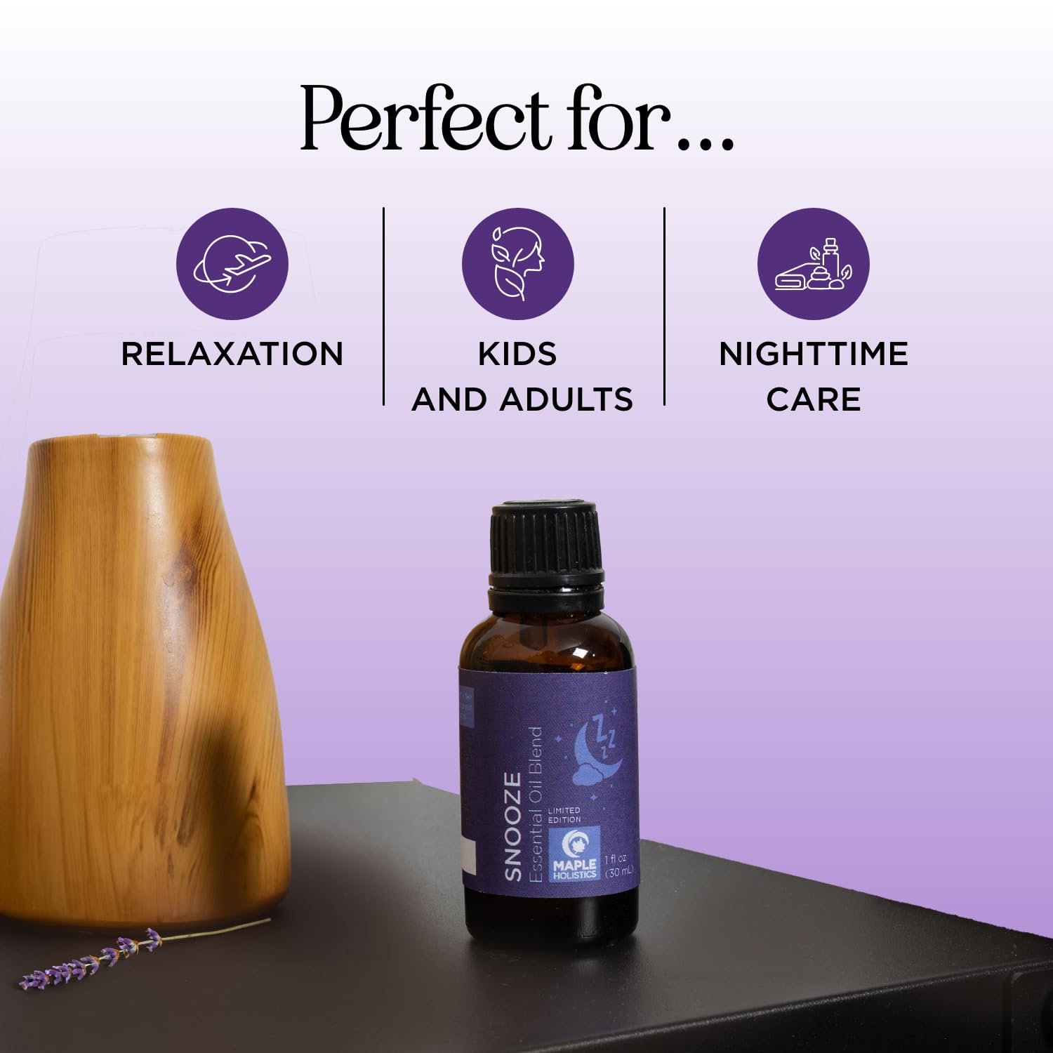 Sleep Essential Oil Blend for Diffuser - Snooze Blend Essential Oil for Sleep with Roman Chamomile - AB Mystery