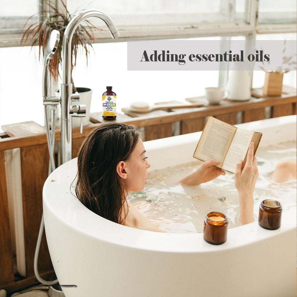 Honeysuckle Essential Oil 4 Fl Oz 120Ml - Honeysuckle Oil for Diffuser,Cleaning,Massage,Yoga - AB Mystery