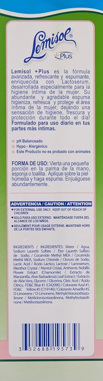 Lemisol Plus Feminine Wash 16 oz (Pack of 5) - AB Mystery
