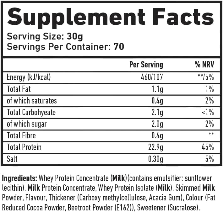 TWP Nutrition Platinum Series All The Whey Up Protein Powder Shake, 23g Whey Protein, Low Fat TWP