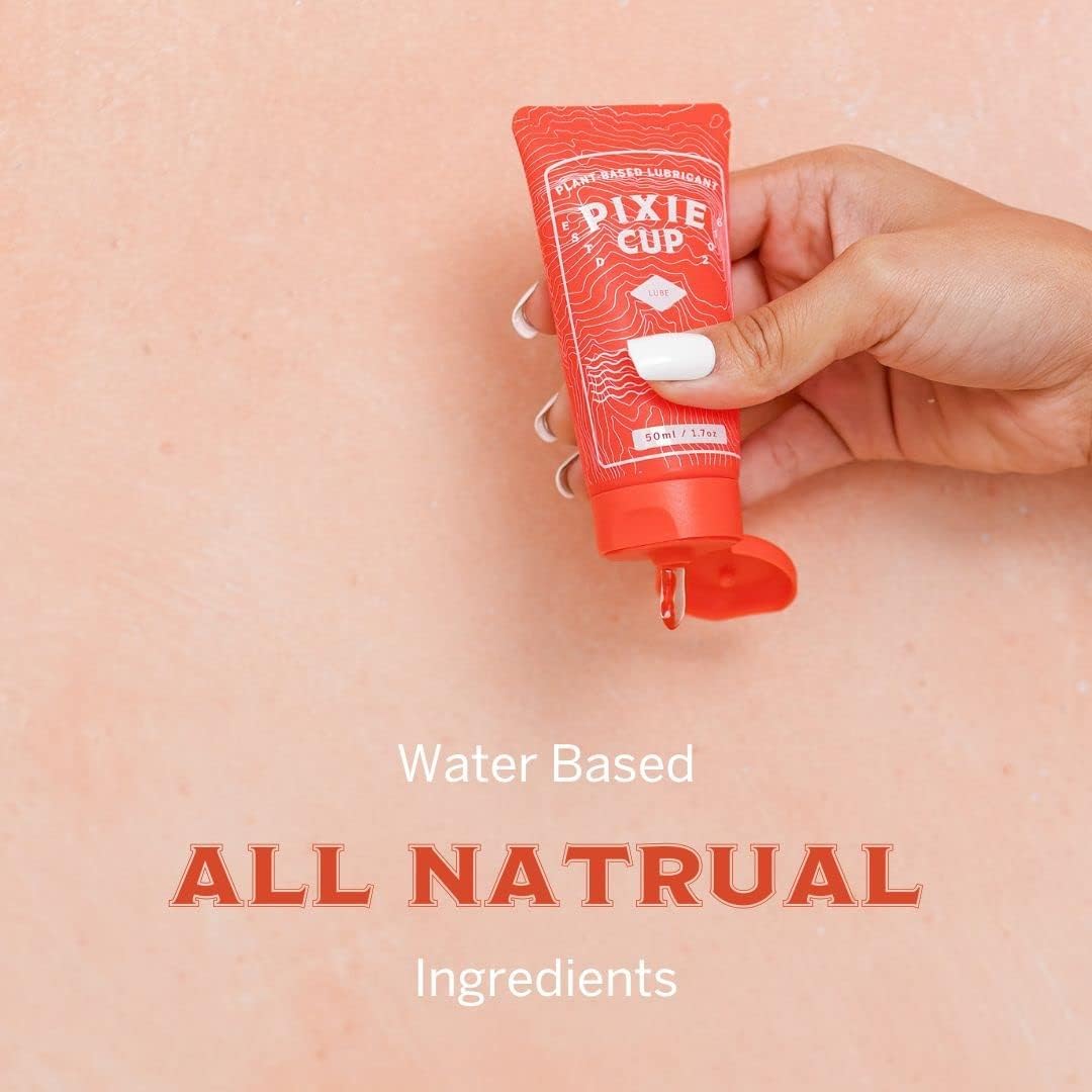 Pixie Menstrual Cup Lube - Make it Easy to Insert Your Period Cups - All Natural Water Based Lubricant - AB Mystery