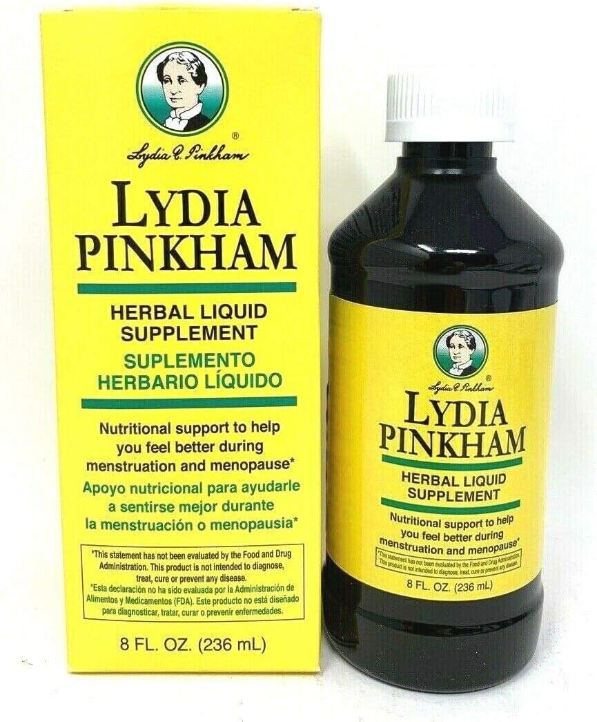 PINKHAM LIQUID 8 OZ by Lydia Pinkham - AB Mystery