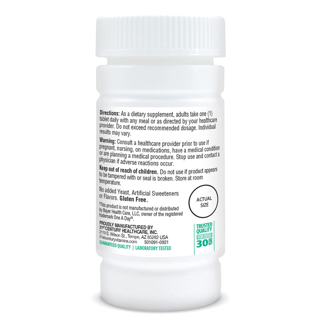 21st Century One Daily Essential Tablets, 100 Count - AB Mystery