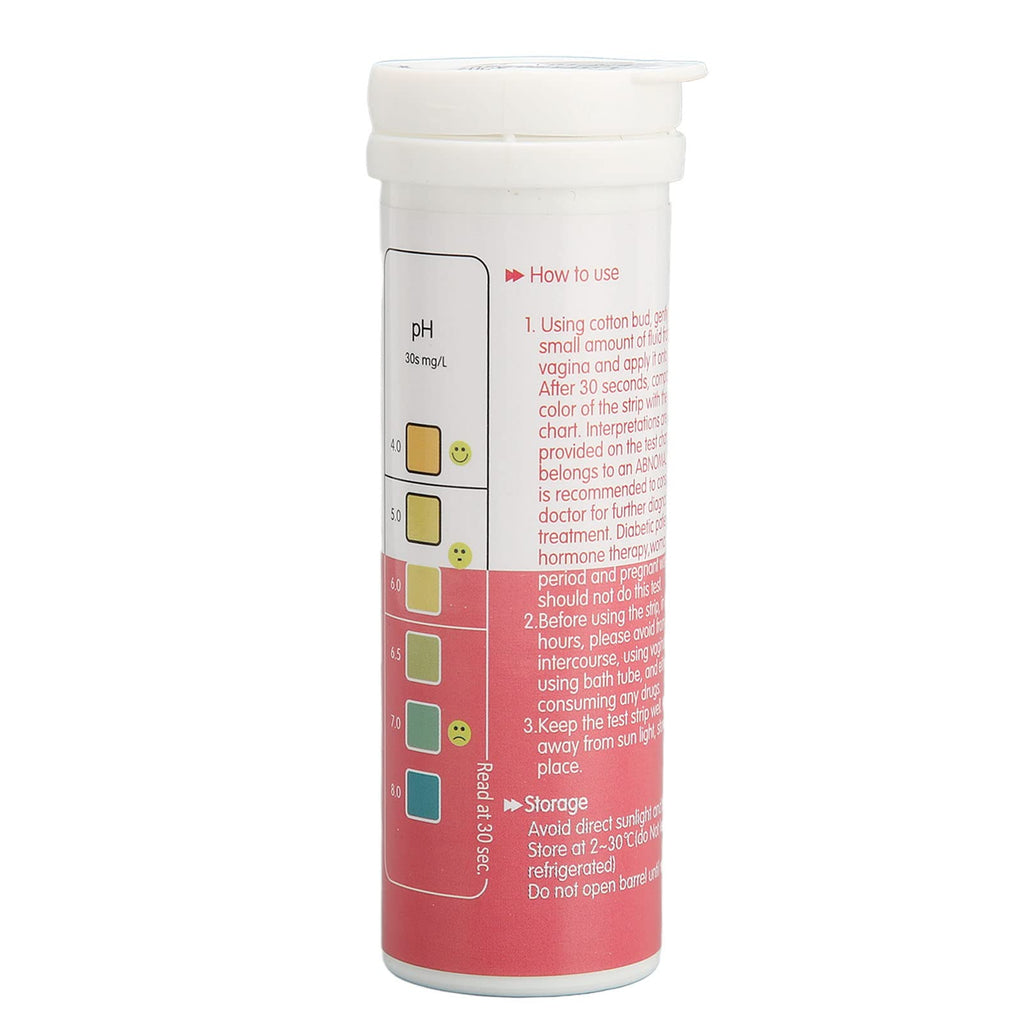 100pcs inal Health PH Test Strips Disposable Intimate Health Avoid Infection Accurate Acidity - AB Mystery