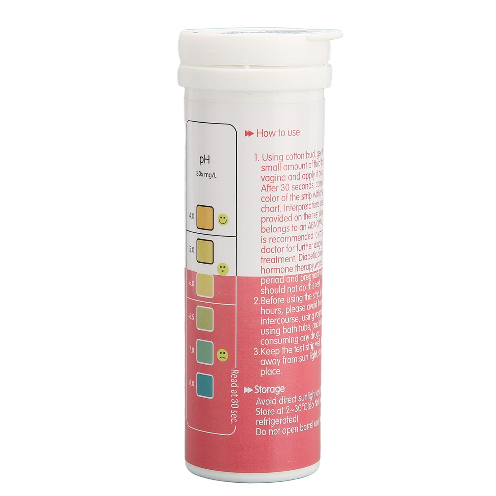 100pcs Disposable Vaginal Health PH Test Strips, pH Test Strips for Women Monitor Feminine - AB Mystery