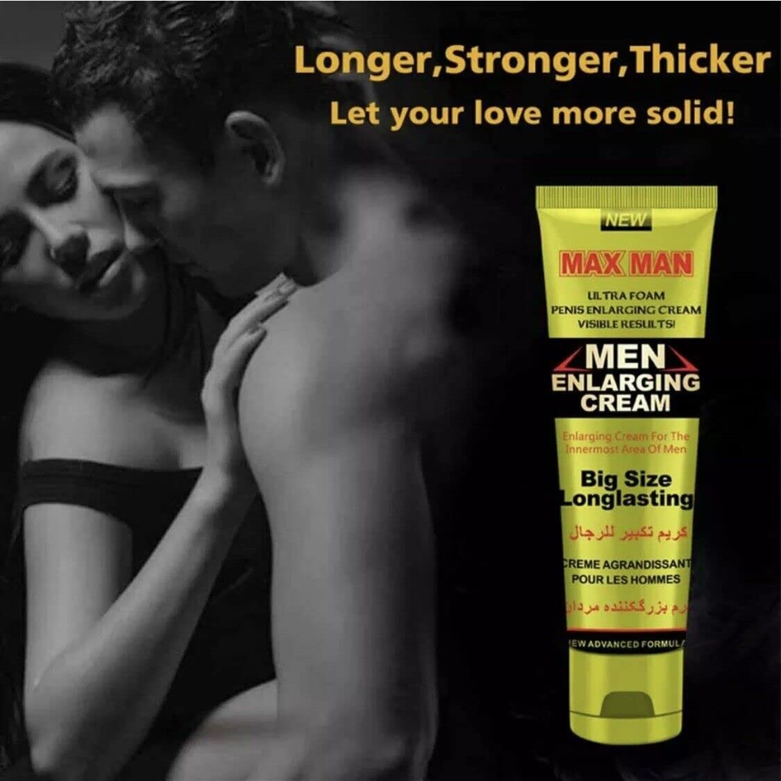 Male Enlargemenet Cream, Men Private Part Enalrgement Essential Cream Men's Energy Screum Larger - AB Mystery