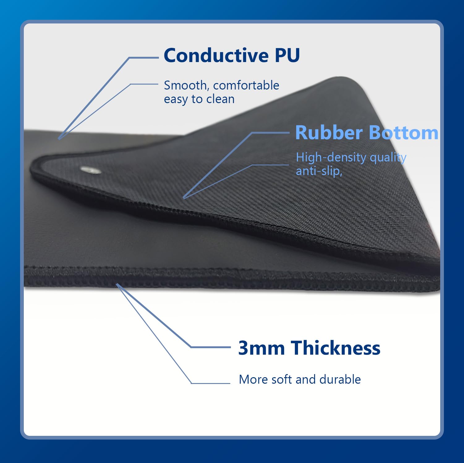 Grounding Mat for Bed, Desk, Floor, Grounding Pad for Better Sleep, Health, Pain Relief, Grounding Mat - AB Mystery