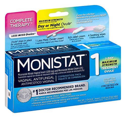 Monistat Combination Pack with 1-Ovule Insert with Applicator and External Cream - AB Mystery