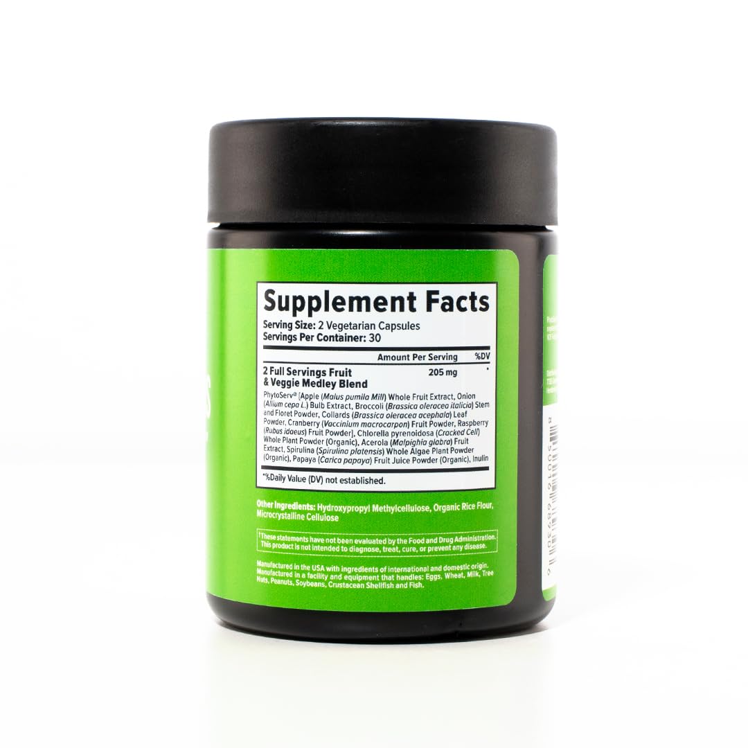 InnoSupps Full Spectrum Reds & Greens | PhytoServ, 2 Servings of Fruits + Veggies Per - AB Mystery