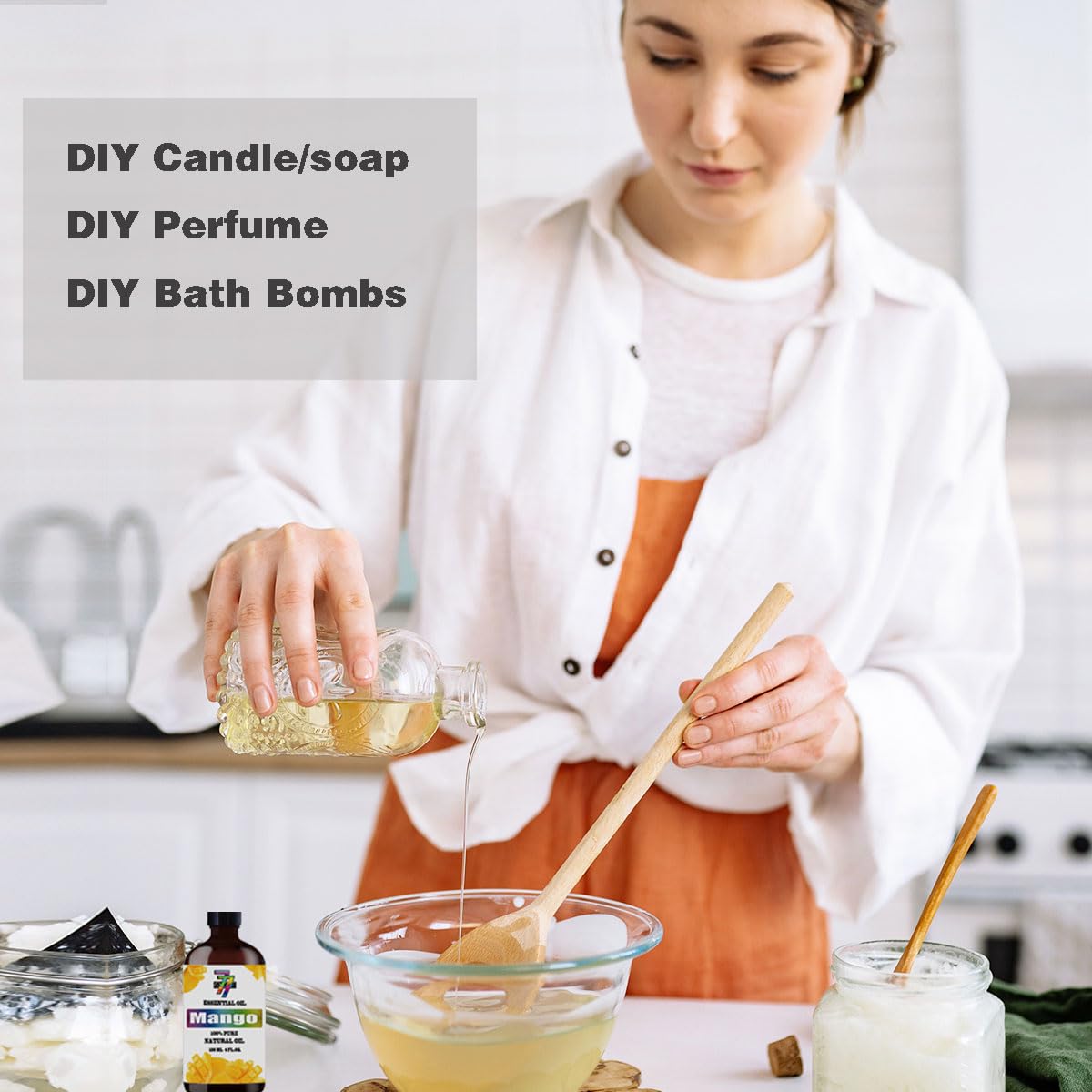 Honeysuckle Essential Oil 4 Fl Oz 120Ml - Honeysuckle Oil for Diffuser,Cleaning,Massage,Yoga - AB Mystery